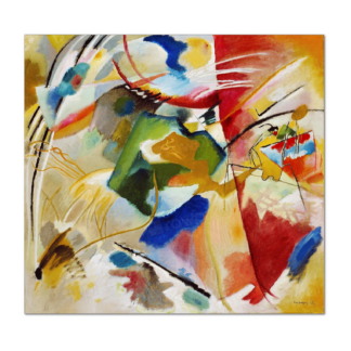 Print of Painting with Green Center (Kandinsky, 1913)