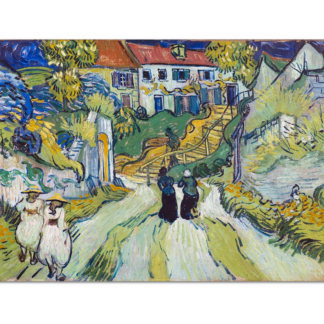 Stairway at Auvers (Vincent van Gogh, 1890)