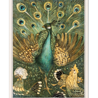 Pauw met kippen (Theo van Hoytema, 1878–1910)