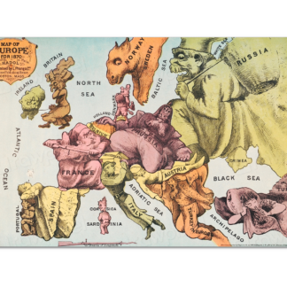 War Map of Europe, Paul Hadol