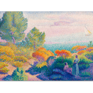 Two Women by the Shore, Mediterranean (Henri-Edmond Cross, 1896)