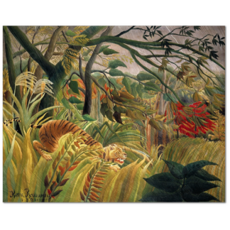 Tiger in a Tropical Storm (Henri Rousseau, 1891)