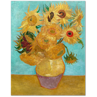 Vase with Twelve Sunflowers, Vincent van Gogh